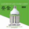 80w LED corn cob lamp 120-130lm/w SNC up and down lighting shorter length widely used in warehouse, garage with 5 years warranty